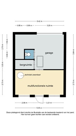 Floorplan - Maastrichterstraat 44, 6444 GG Brunssum